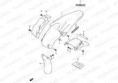 44A - REAR FENDER (MODEL K4)