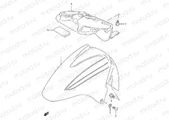 44B - FRONT FENDER (MODEL K1/K2)