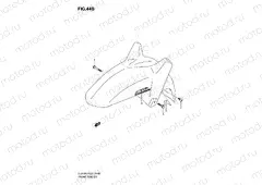 44B - FRONT FENDER (MODEL K9/L0)