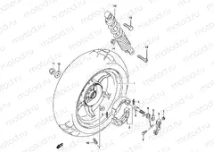 44B - REAR WHEEL (MODEL AY50)