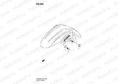 44C - FRONT FENDER (MODEL K9)