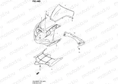 44D - COWLING BODY (GSX-R600ZK3)