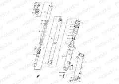 45 - FRONT DAMPER (MODEL K/L/M/N/P/R)