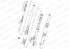 45 - FRONT DAMPER (MODEL R/S/T)