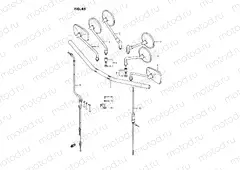 45 - HANDLEBAR (VS1400GLFH/GLFJ/GLFL/GLFM/GLFN/GLFP)