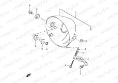 45 - HEADLAMP HOUSING (GSF1200K1/K2/K3/K4/ZK4/ZK5)