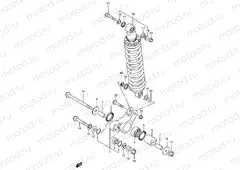 45 - REAR CUSHION LEVER