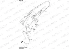 45 - REAR FENDER (DR-Z125L4 E28)