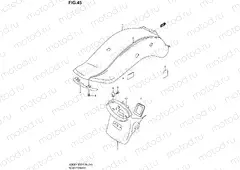 45 - REAR FENDER (MODEL V)