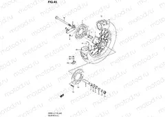45 - REAR WHEEL (RM85L4 P19)