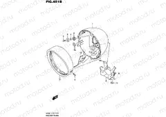 451B - HEADLAMP HOUSING (VL800L5 E19)