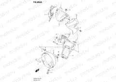 452A - HEADLAMP COVER (SV650A,SV650AU)