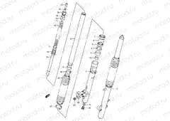 45A - FRONT DAMPER (MODEL V/W/X)