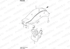 45A - REAR FENDER (MODEL W/X)