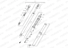 46 - FRONT FORK (MODEL N/P/R/S)