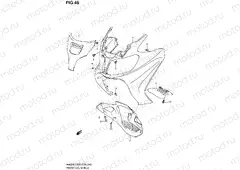46 - FRONT LEG SHIELD (AN650K3/K4/K5)