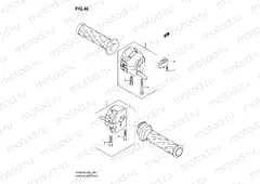 46 - HANDLE SWITCH (SV650SK8/SK9/SAK8/SAK9/SUK8/SUK9/SUAK8/SUAK9)