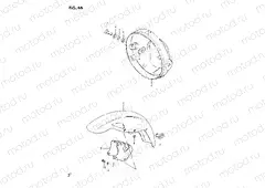46 - HEADLAMP HOUSING - FRONT FENDER