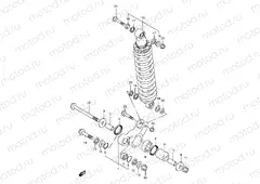 46 - REAR CUSHION LEVER