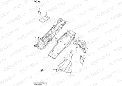 46 - REAR FENDER (GSX-R1000K7 E02,E19,U2E19,E24,E51,P37)