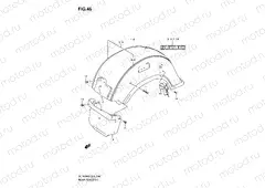 46 - REAR FENDER (MODEL K5/K6/K7/K8)