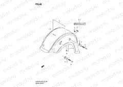 46 - REAR FENDER (VL800K6/TK6/CK6/K7/TK7)