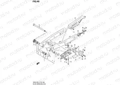 46 - REAR SWINGING ARM (DR-Z125L3 E19)
