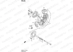 46 - REAR WHEEL (RM85LL4 P19)