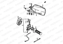 46 - RIGHT HANDLE SWITCH (MODEL H/J/K E18)