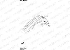 460A - FRONT FENDER