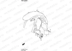 460A - FRONT FENDER (WITH REFLECTOR)