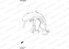 460B - FRONT FENDER (WITHOUT REFLECTOR)
