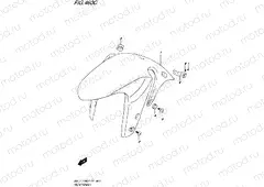 460C - FRONT FENDER (GSX-S1000AZL9 E21)