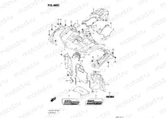 460C - FRONT FENDER (LT-A500XPZ:M1:P17)