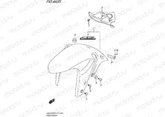 460D - FRONT FENDER (GSX-S1000FAUFL6 E21)