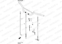 462A - HANDLEBAR (DR-Z125L5 E19)