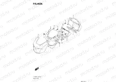 463A - HANDLE COVER (LT-A500XM0 P24)