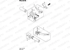 467B - HANDLE LEVER (VL800L5 E19)