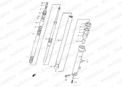 46A - FRONT DAMPER (GSF1200SAV)