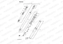 46A - FRONT FORK (MODEL J/K/L/M)