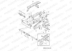 46A - REAR SWINGING ARM (MODEL R/S/T)