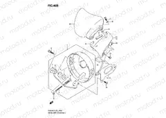 46B - HEADLAMP HOUSING (SV650K7/UK7/AK7/UAK7)