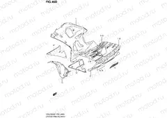46D - UNDER COWLING (GSX-R600ZK3)