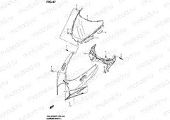 47 - COWLING BODY (GSX-R1000K7 E02,E19,U2E19,E24,E51,P37)