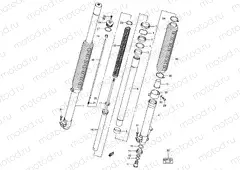 47 - FRONT FORK DAMPER (SEE NOTE)