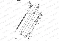 47 - FRONT FORK (GS1100GK2/GKD)