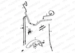 47 - HANDLEBAR-FRONT FENDER