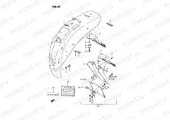 47 - REAR FENDER