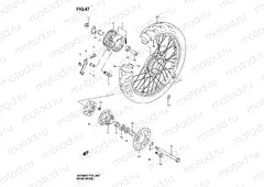 47 - REAR WHEEL (MODEL K3/K4)