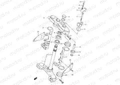 47 - STEERING STEM (GSF1200T/V/W/X/Y/ST/SV/SW/SX/SY)
